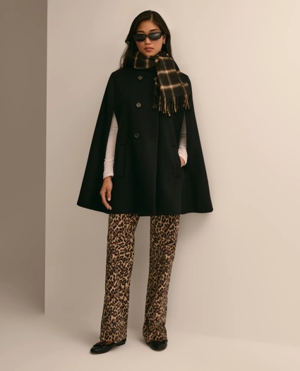 Wool Blend Cape, image 2