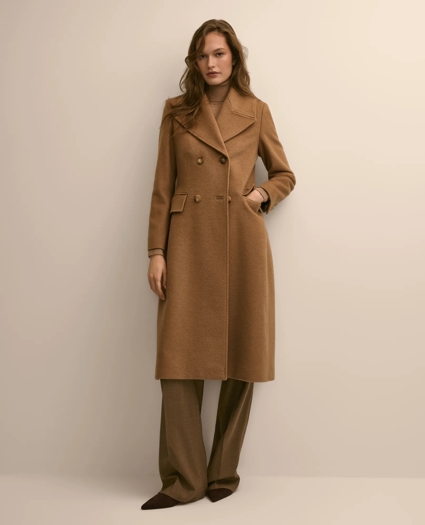 Camel Hair Double-Breasted Overcoat, image 2