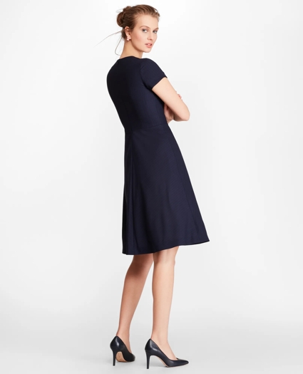Pinstripe BrooksCool® Merino Dress, image 3