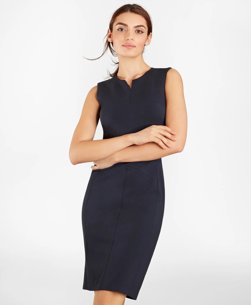 Ponte Knit Sheath Dress, image 2