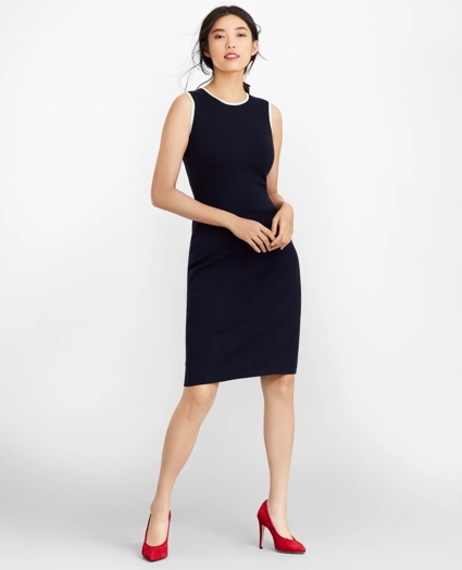 Milano-Knit Sheath Dress, image 1