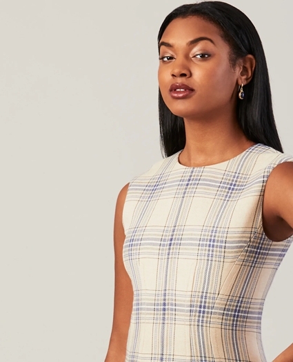 Plaid Sheath Dress, image 2