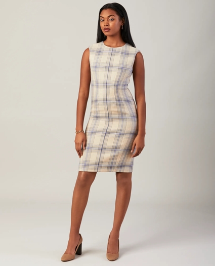 Plaid Sheath Dress, image 3