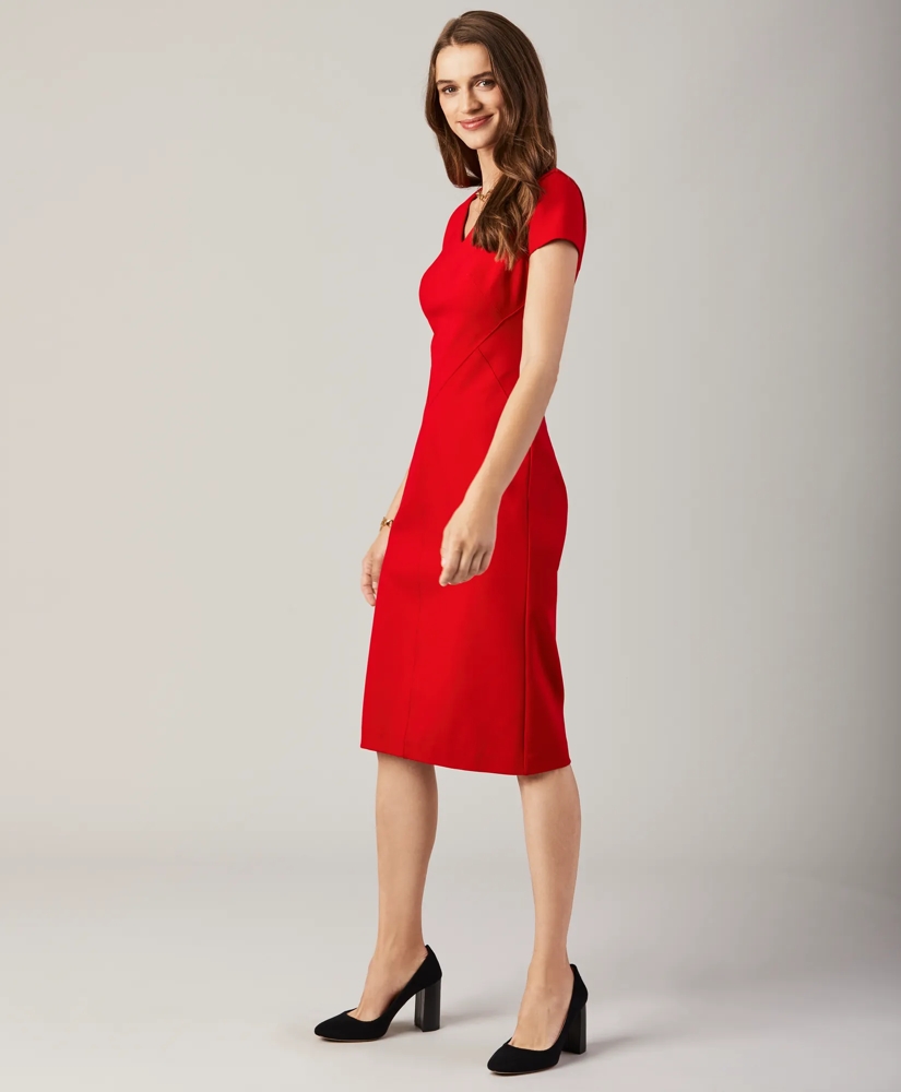 Ponte Knit Sheath Dress, image 4