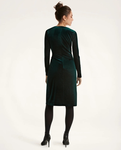 Knit Liquid Velvet Dress, image 3