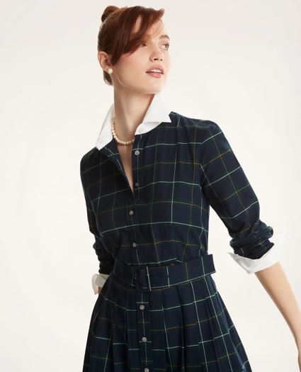 Flannel Shirt Dress, image 2