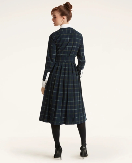 Flannel Shirt Dress, image 3