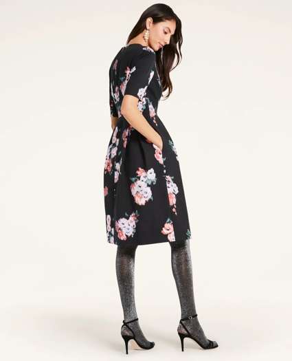 Ponte Rose Dress, image 3