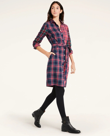 Flannel Fun Shirt Dress, image 2