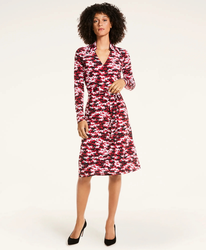 Horse Print Wrap Dress, image 2