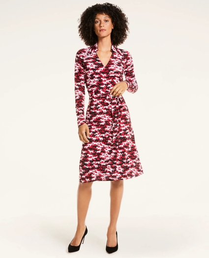 Horse Print Wrap Dress, image 2