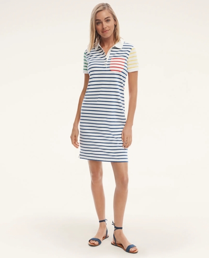 Stretch Cotton Pique Polo Fun Dress, image 1