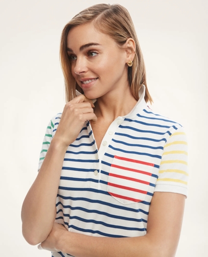 Stretch Cotton Pique Polo Fun Dress, image 2