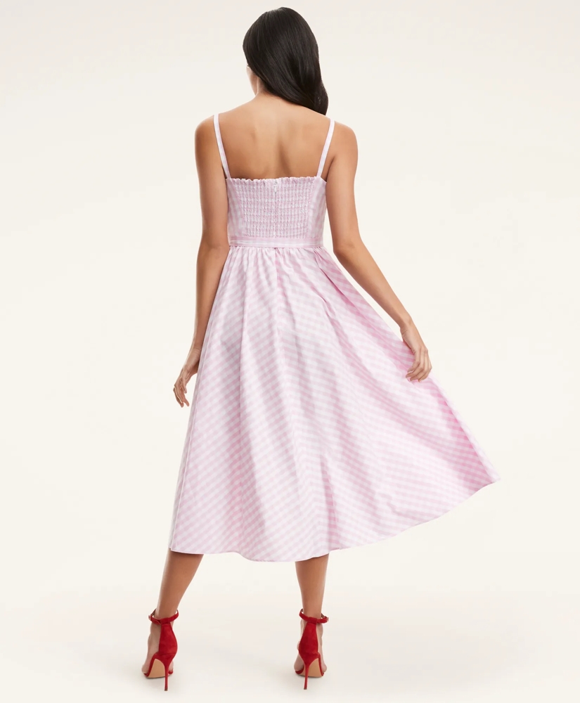 Cotton Belted Gingham Dress, image 3
