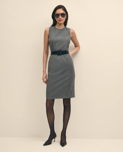 The Essentials Brooks Brothers Stretch Wool Sheath Dress, image 1