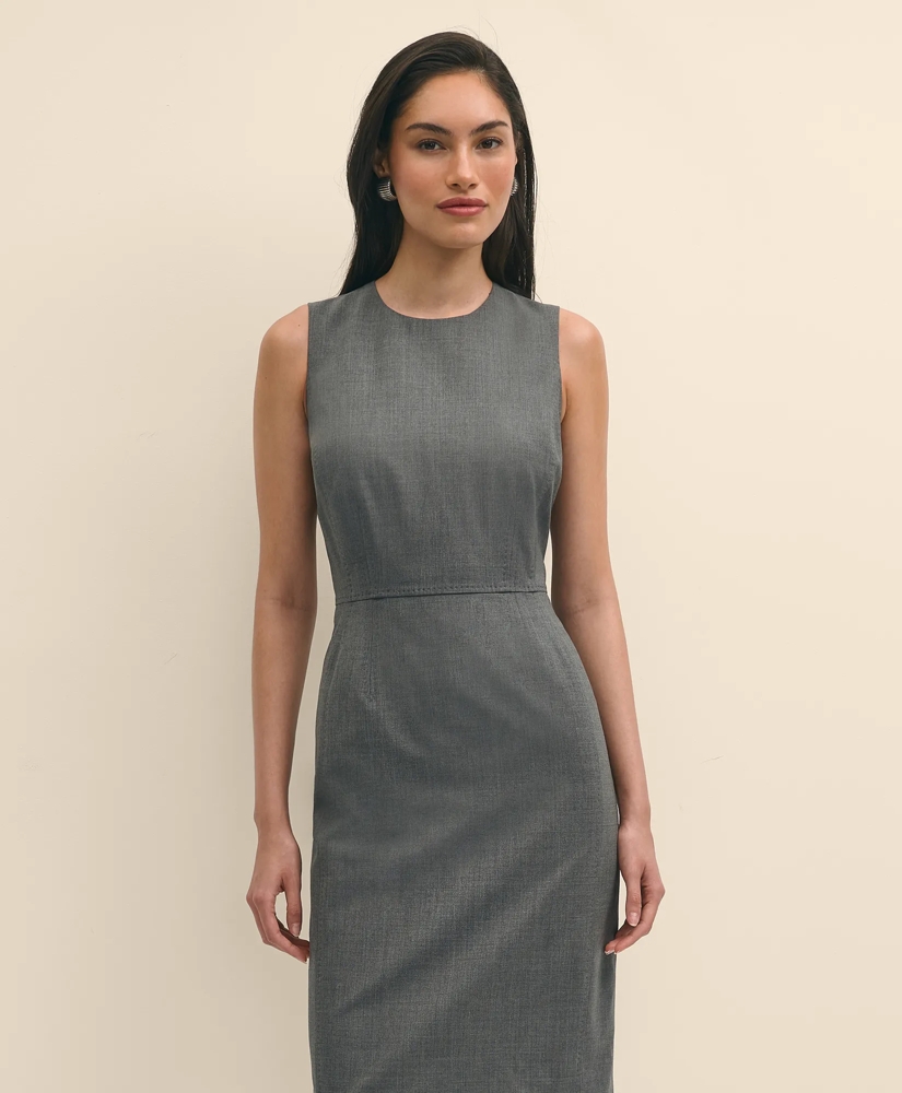 The Essentials Brooks Brothers Stretch Wool Sheath Dress, image 4