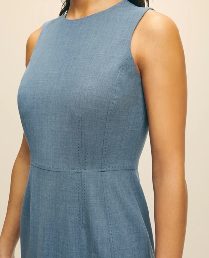 The Essentials Brooks Brothers Stretch Wool Sheath Dress, image 3