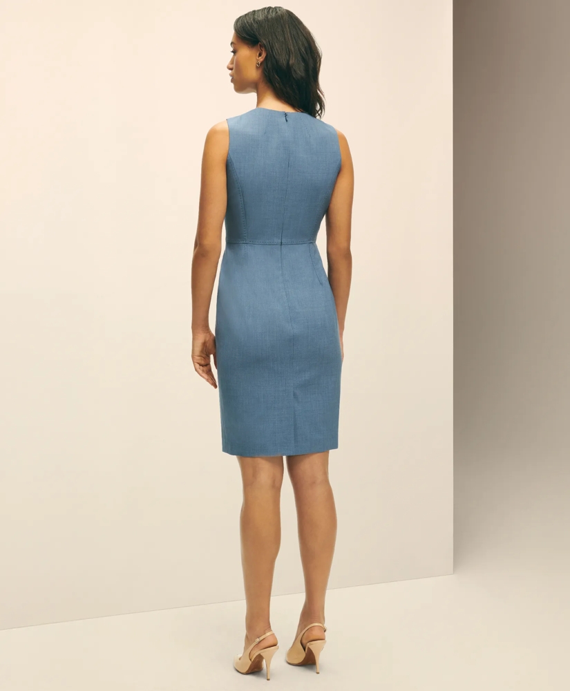 The Essentials Brooks Brothers Stretch Wool Sheath Dress, image 4