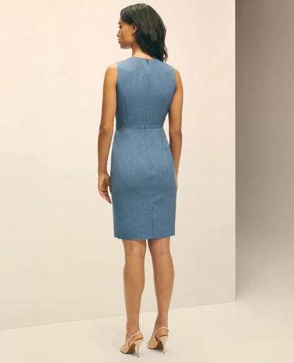 The Essentials Brooks Brothers Stretch Wool Sheath Dress, image 4