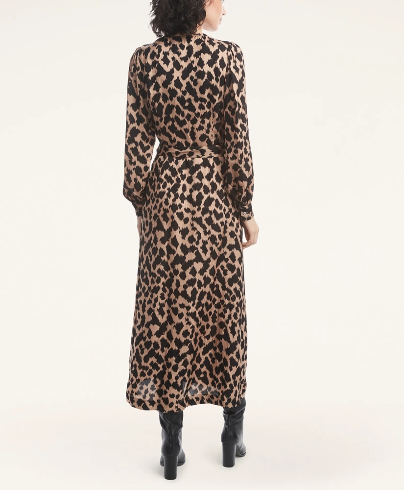 Sateen Wrap Dress, image 3