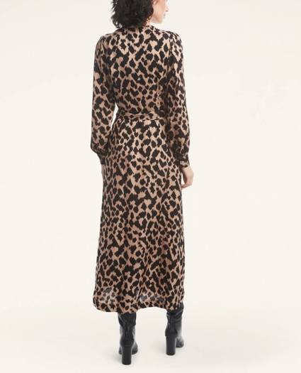 Sateen Wrap Dress, image 3