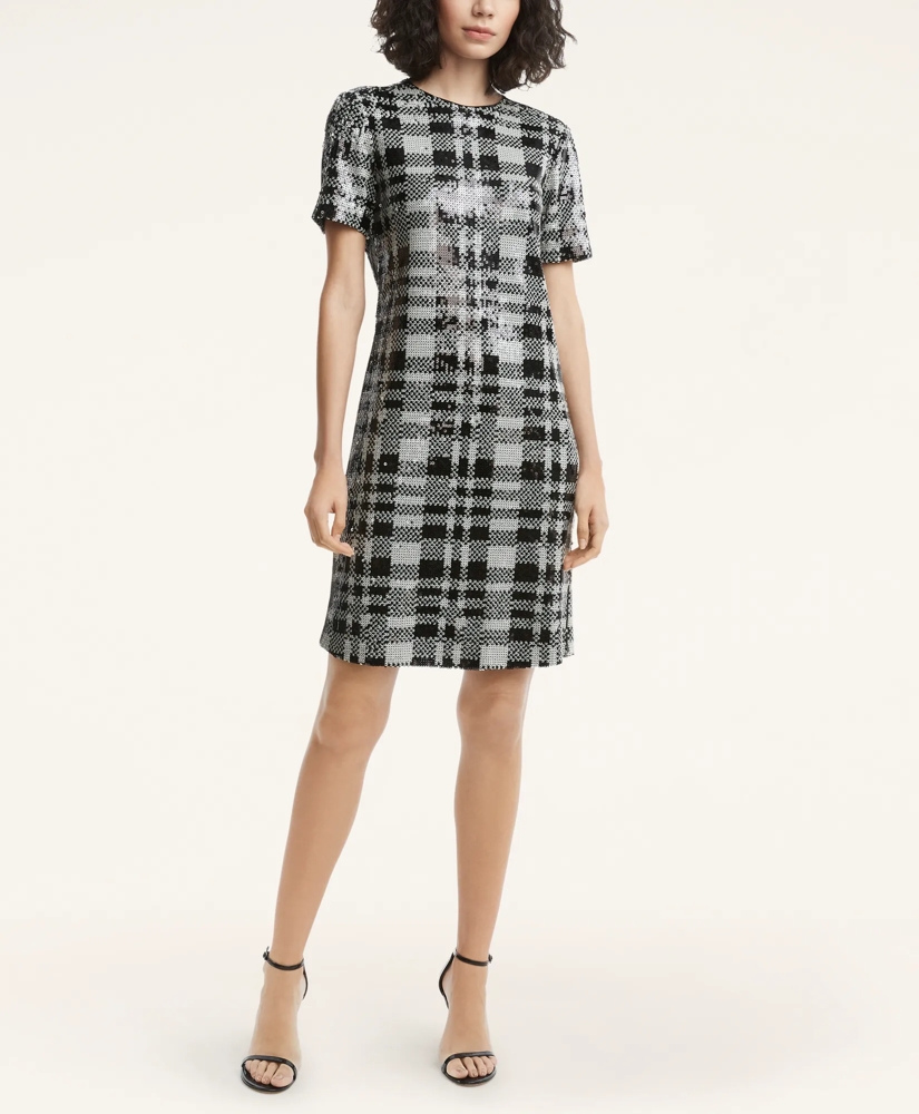 Plaid Sequin Dress, image 2