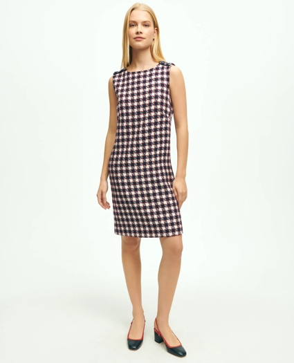 Cotton Blend Boucle Shift Dress, image 1
