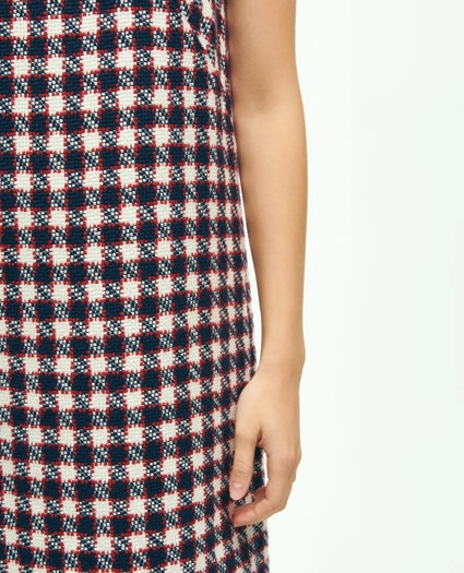 Cotton Blend Boucle Shift Dress, image 3