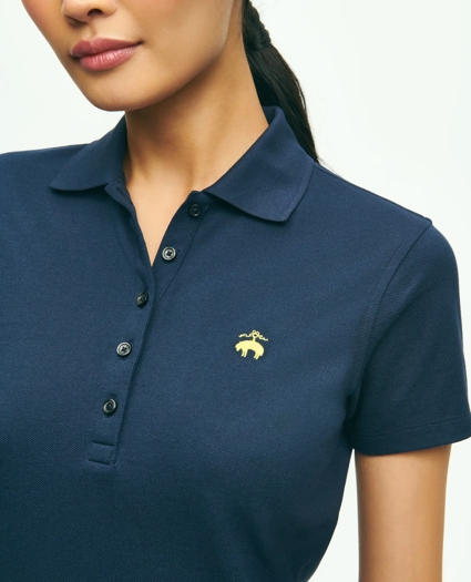 Classic Cotton Pique Polo Dress, image 3