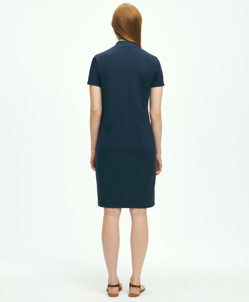 Classic Cotton Pique Polo Dress, image 4
