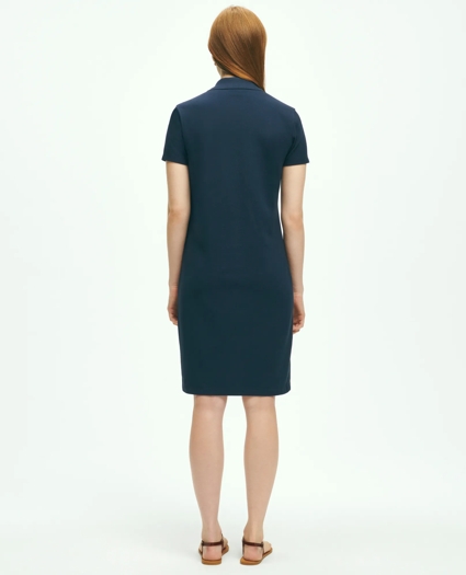 Classic Cotton Pique Polo Dress, image 4