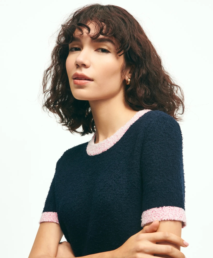 Cotton Blend Boucle Dress, image 3