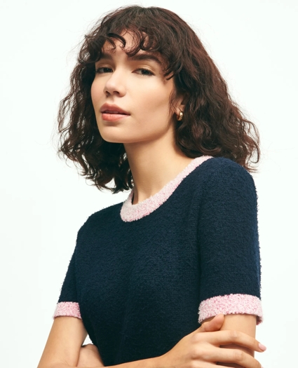 Cotton Blend Boucle Dress, image 3