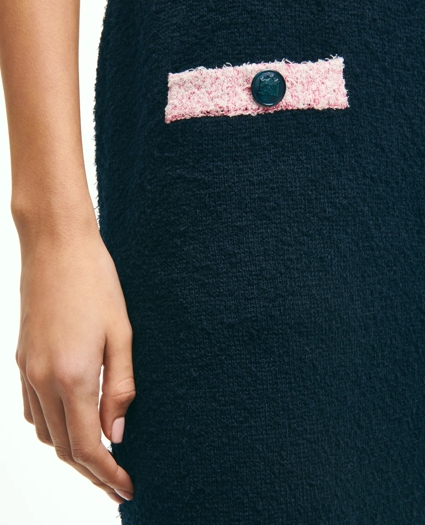 Cotton Blend Boucle Dress, image 5