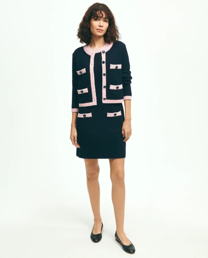Cotton Blend Boucle Dress, image 2