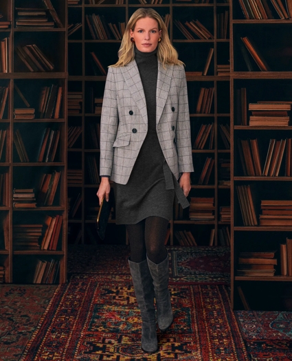 Merino Wool Belted Sweater Dress, image 2