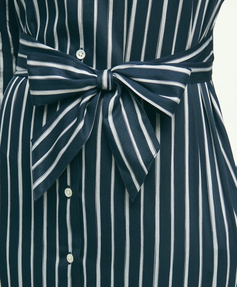 Cotton Striped Shirt Dress, image 7