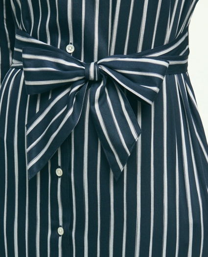 Cotton Striped Shirt Dress, image 7
