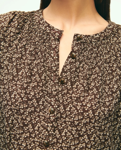 Flowy Printed Shirt Dress, image 5