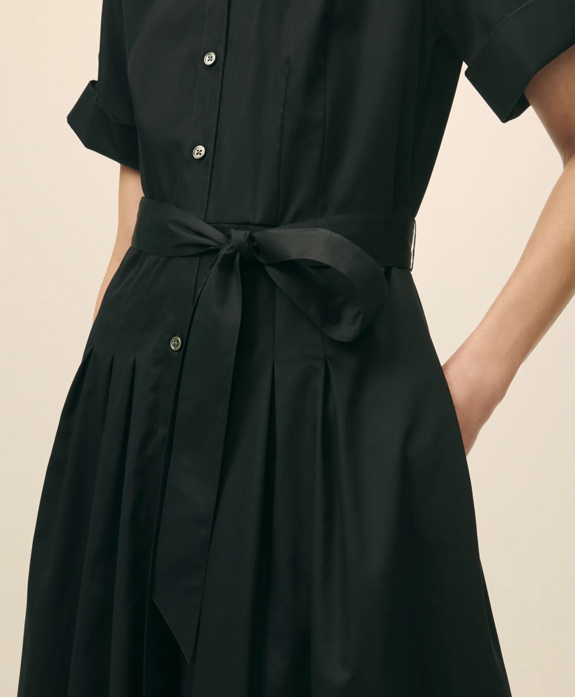 Signature A-Line Cotton Sateen Shirt Dress Signature A-Line Cotton Sateen Shirt Dress