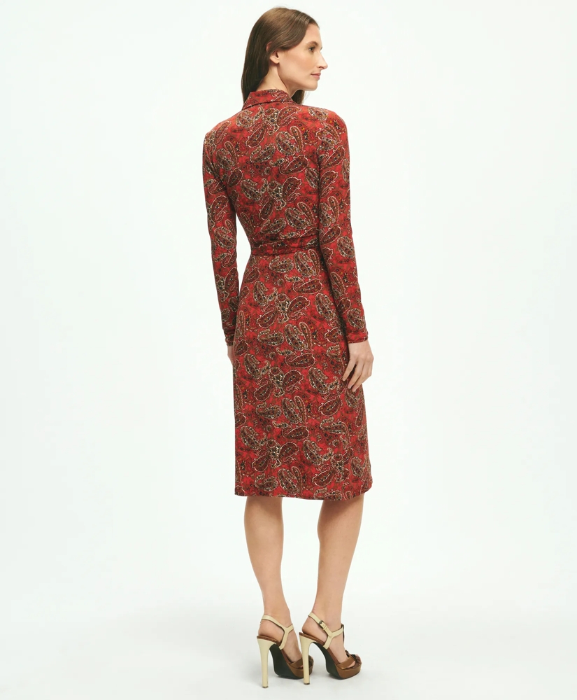 Signature Print Wrap Dress, image 5