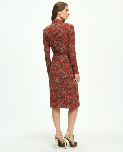 Signature Print Wrap Dress, image 5