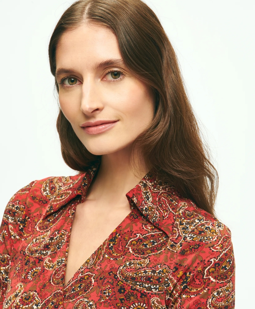 Signature Print Wrap Dress, image 6