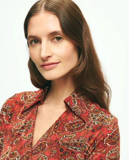 Signature Print Wrap Dress, image 6