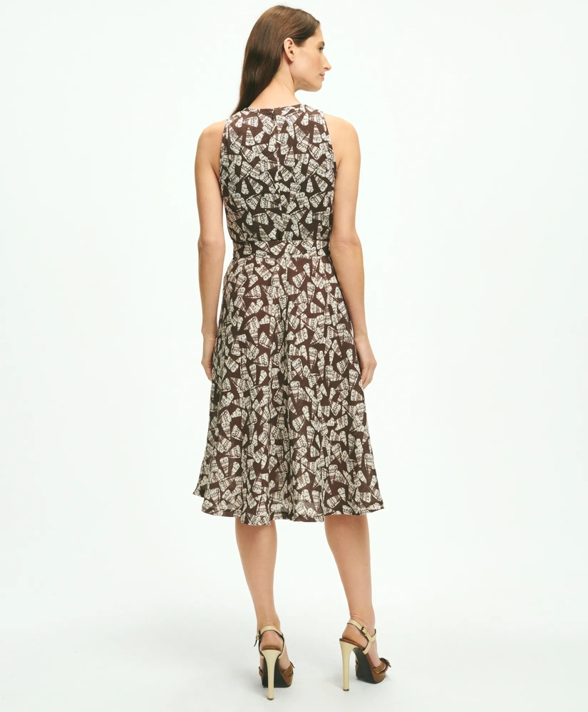 Shell Print Fit-And-Flare Dress, image 5
