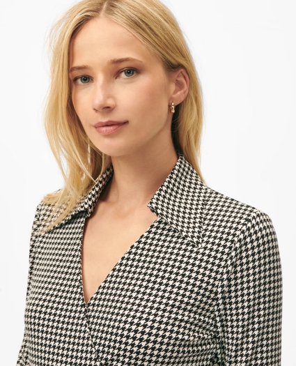 Patterned Jersey Wrap Dress, image 2