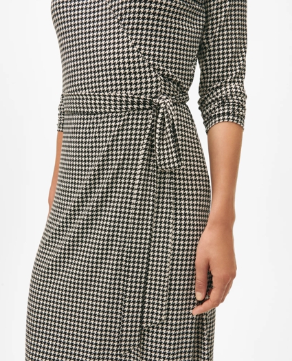 Patterned Jersey Wrap Dress, image 4