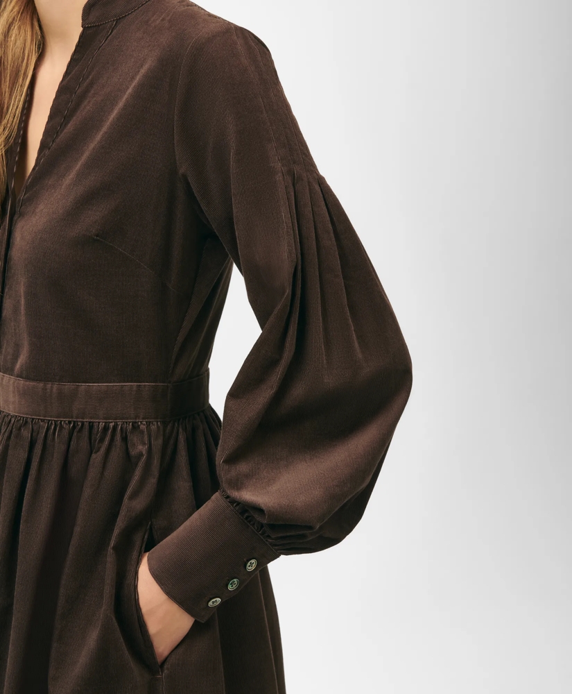 A-Line Shirt Dress in Corduroy, image 3