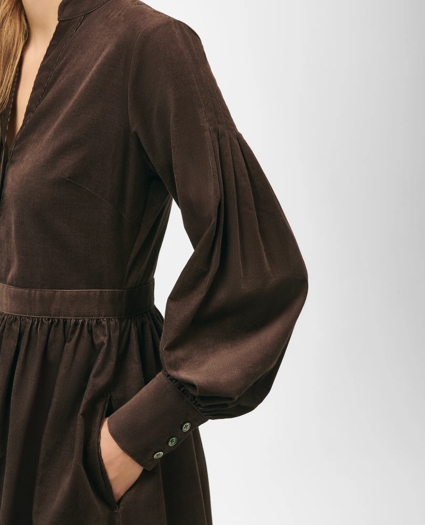 A-Line Shirt Dress in Corduroy, image 3