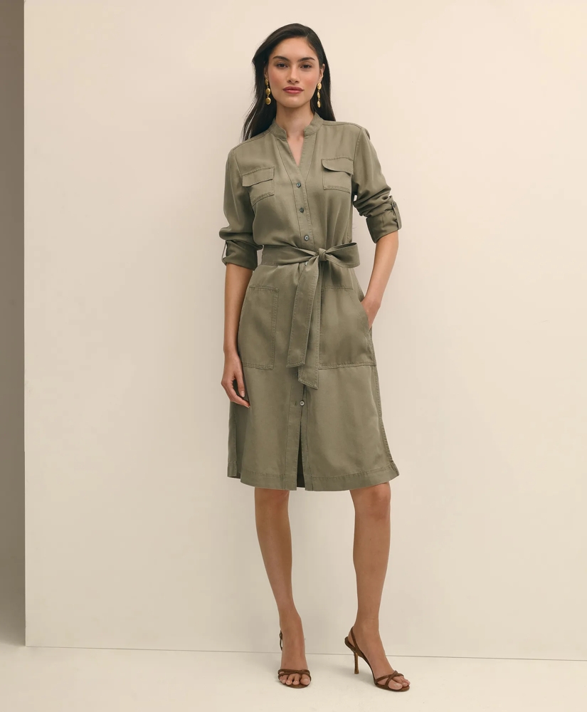 Utility Belted Shirt Dress